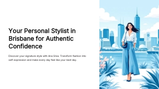 Your Personal Stylist in Brisbane for Authentic Confidence