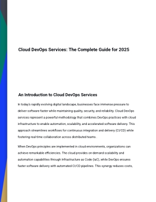 Cloud DevOps Services- Impressico