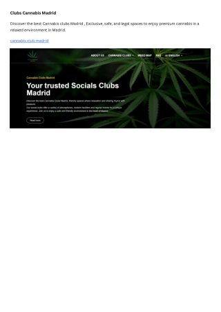 Clubs Cannabis Madrid