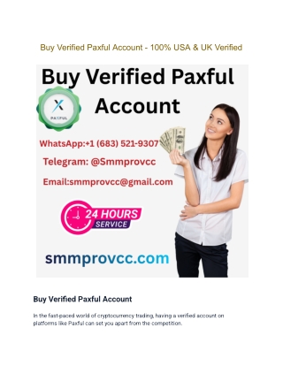 Paxful Verification Process USA — Complete, Quick, and Beginner-Friendly