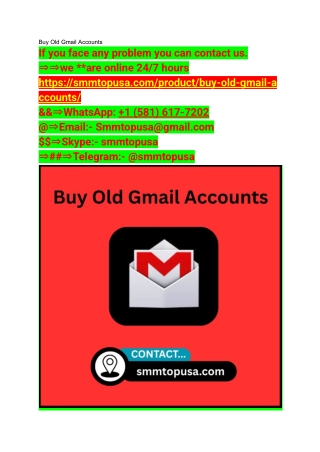 10 Steps To Buy Gmail Accounts In Bulk ( PVA , Aged