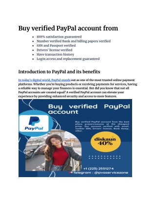 Buy verified PayPal account from (3)
