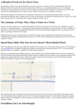 Fast, Friendly, Reliable Service — The Saguaro Air Solutions Difference.