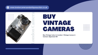 Buy Vintage Leica | Vintage Lenses & Camera Appraisal UK