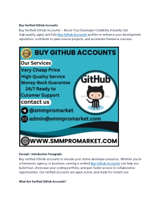 Buy Github Accounts (2)