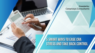 Take Control of Your CRA Tax Stress