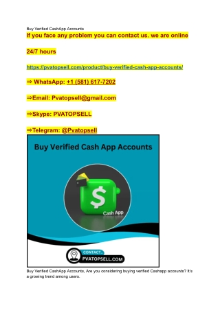 10 Best Platforms to Buy Verified Cash App Accounts ... (1)