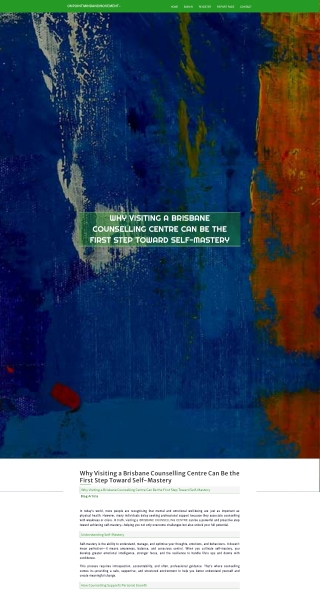 Why Visiting a Brisbane Counselling Centre Can Be the First Step Toward Self-Mastery