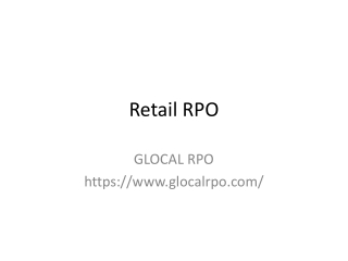 Retail RPO - Glocal RPO