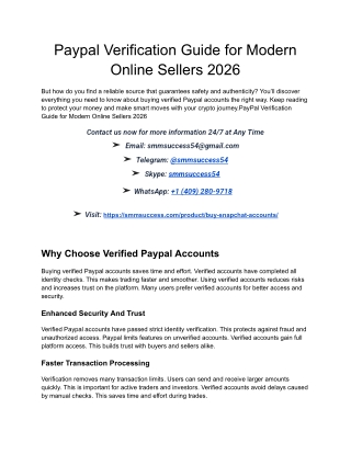 Paypal Verification Guide for Modern Online Sellers 2026