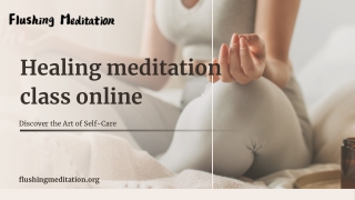 Healing meditation class online
