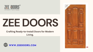 Readymade Wooden Door Manufacturers | Premium Ready-to-Install Wooden Doors