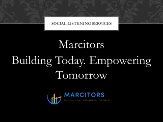 Social Listening Services  Real-Time Insights for Smarter Marketing