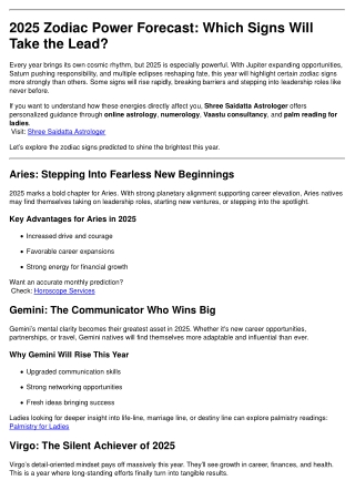 2025 Astro Guide: Your Complete Zodiac Forecast