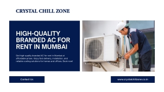 CrystalChillZone - High-Quality Branded AC for Rent in Mumbai