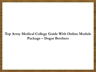 Smart AMC Online Course for Top Scorers Dogar Brothers