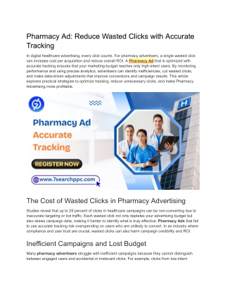 Pharmacy Ad_ Reduce Wasted Clicks with Accurate Tracking