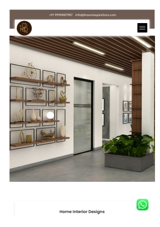 Bhoomi Aspirations – Interior Design Excellence in Delhi NCR