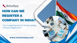 How Can We Register a Company in India?