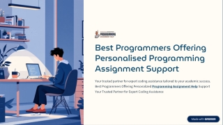 Best Programmers Offering Personalized Programming Assignment Support.