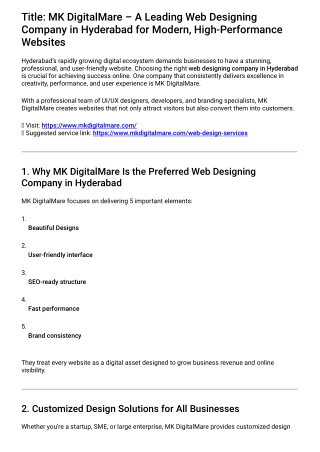 web designing company in hyderabad
