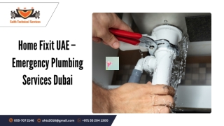 Home Fixit UAE – Emergency Plumbing Services Dubai