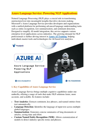 Azure AI Course Online | Top Azure AI-102 Online Training