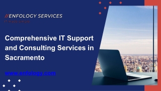Comprehensive IT Support and Consulting Services in Sacramento