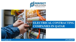 ELECTRICAL CONTRACTING COMPANIES IN QATAR