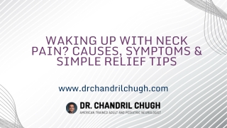 Waking Up with Neck Pain Causes, Symptoms & Simple Relief Tips