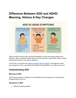 Difference Between ADD and ADHD_ Meaning, History & Key Changes