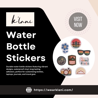 Wear K’lani Custom-Style Water Bottle Stickers