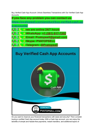 Buy Verified Cash App Account Transactions with Our Verified Cash App Accounts