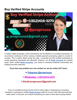 How to Buy the Best of the Best 10 Easy Steps to Buy a Verified Stripe Account