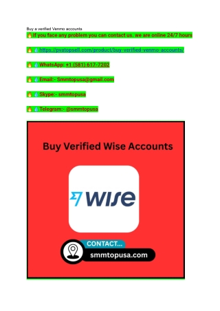 Buying verified Venmo accounts  looking to streamline their transactions.