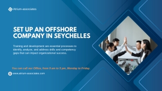 Set Up an Offshore Company in Seychelles