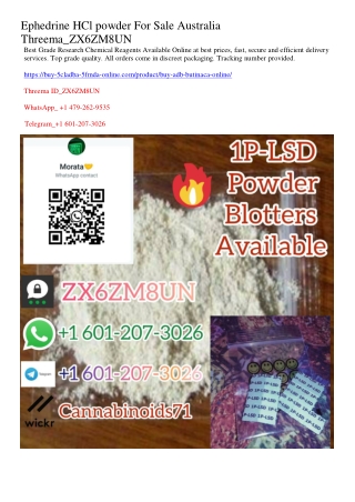 Buy Ephedrine HCl powder Online Threema_ZX6ZM8UN