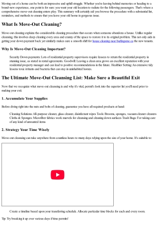 The Ultimate Move-Out Cleaning List: Make Sure a Spotless Leave