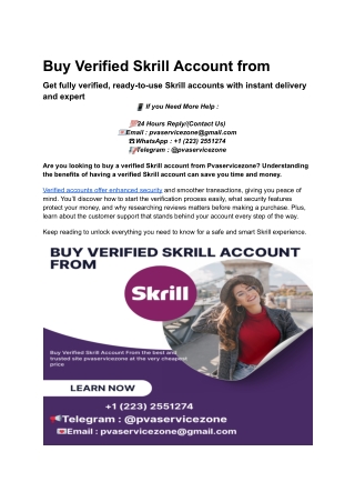 Buy Verified Skrill Account from (3)