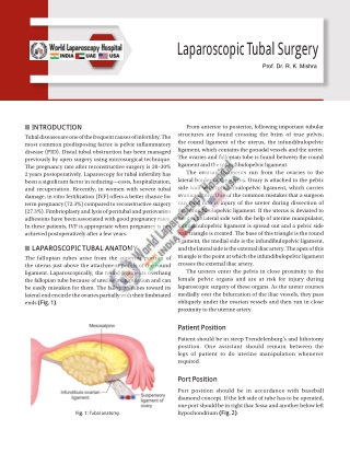 Laparoscopic Tubal Surgery