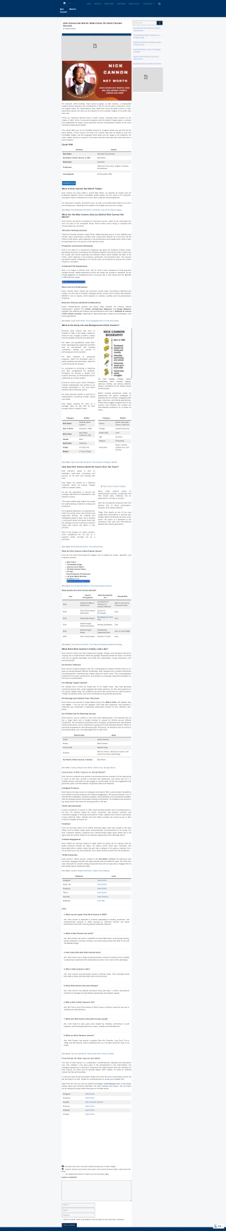 Nick Cannon: The Inspiring Rise of a Multi-Talent Powerhouse