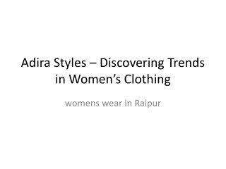 Adira_Styles_Womens_Wear_Raipur