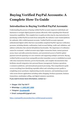 Buying Verified PayPal Accounts_ A Complete How-To Guide