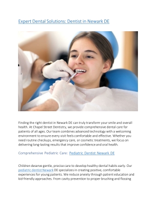 Expert Dental Solutions Dentist in Newark DE