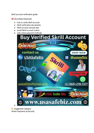 6Skrill account verification guide