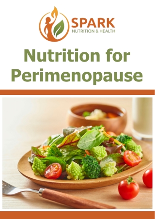 Nutrition Counseling Services - Spark Nutrition & Health