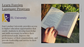 Learn Foreign Language Program