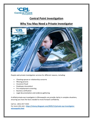 Licensed Background Check Investigator Wisconsin