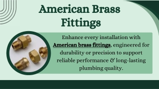 American Brass  Fittings
