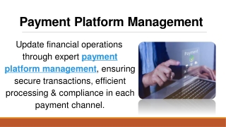 Payment Platform Management